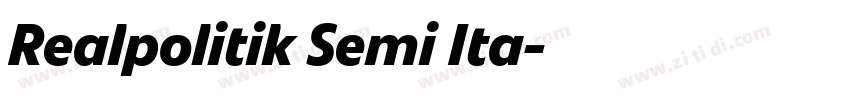 Realpolitik Semi Ita字体转换